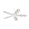 Coconuts Palm Trees and Bananas White - Ceiling Fan Skin