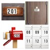 sourcing map 2 Inches Reflective Mailbox Numbers Vinyl Waterproof Number