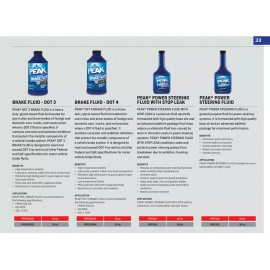 Peak Synthetic Brake Fluid Dot 3+4 12 Fl. oz.