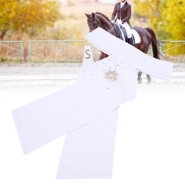 Horse Riding Stock Tie Equestrian Competition Neckwear Pre Tied Riding Stock Tie for Cotton Horse Show Tie Equestrian Show Contest