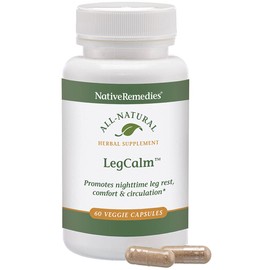Native Remedies Leg Calm for Rested Legs and Limb Comfort at Night, 60 Veggie Caps
