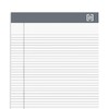 TRU RED Notepads, 5-inch x 8-inch, Narrow Ruled, White, 50