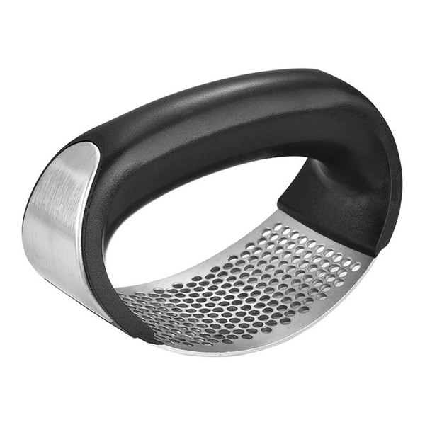 Garlic Press Rocker, Very Durable, has a Curved, Comfortable Handle