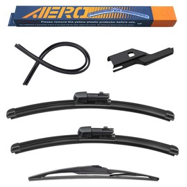 AERO Wipers Replacement for Subaru Outback 2023 2022 2021 2020, 26"+18" Front + 16" Rear, Premium All-Season Windshield Wiper Blades with Extra Squeegee Refills + 1-Year Warranty (Set of 3)