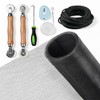 Window Screen Repair Kit, 59"x106" Fiberglass Window Screens for House