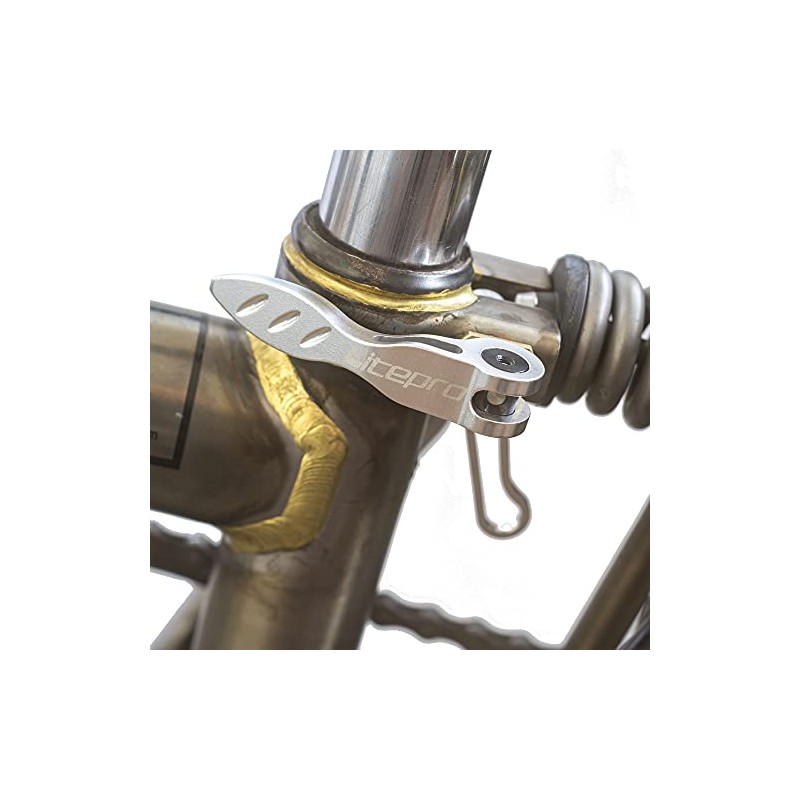 Aluminium Seatpost Clamp for Brompton in Silver