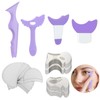 74 Piece Multifunctional Eyeliner Stencil Set, Eyeliner Aid with Crescent