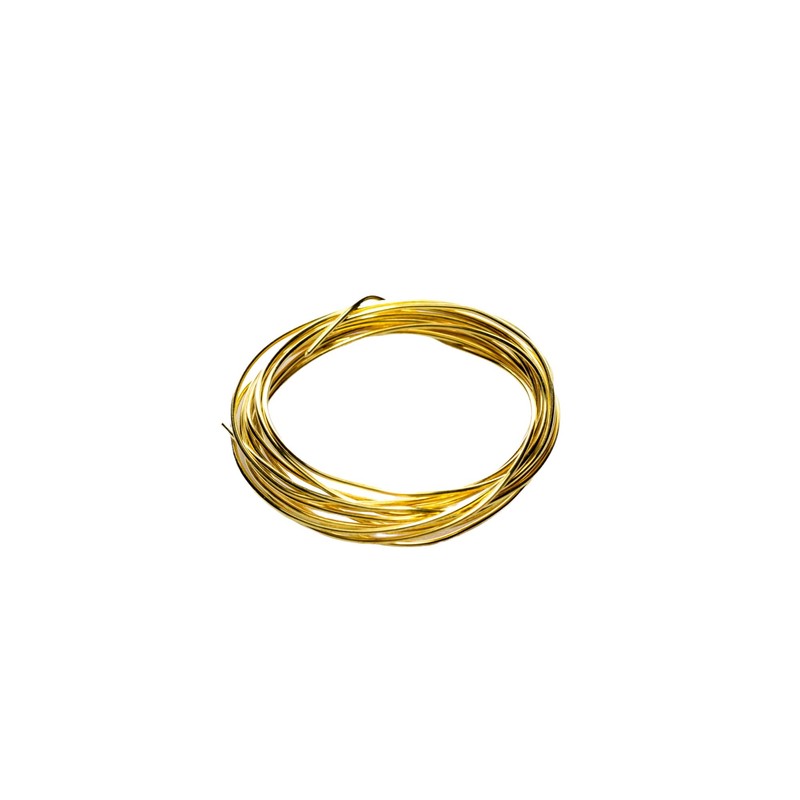 Alambre para bisutería, Yellow Brass, 22 Gauge, 1