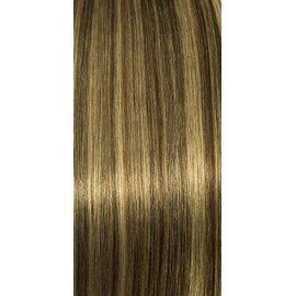 HAIR SENSE CLIP-IN EXTENSIONS 18" 100% HUMAN HAIR #4/27 -7 PIECES -SINGLE PACK