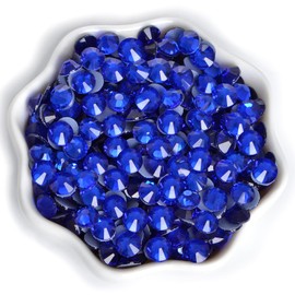 1440 Pieces SS20 Sapphire Hotfix Rhinestones Flatback Round Crystal Glass Rhinestones Gems for Crafts Nail Face Art Clothes Shoes Bags DIY