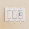 Chanvoo Light Switch Plate Hooks, 3 Pack Tiny Wall Mounted