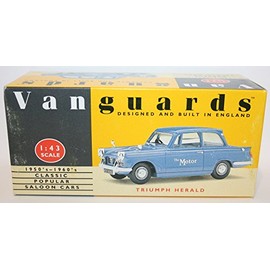 Corgi vanguards triumph herald monte carlo press car 1.43 scale diecast model