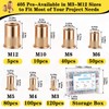 MAPVOLUT 405-Piece Metric Rivet Nut Assortment Kit | M3-M12 UNC