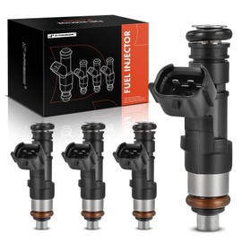 A-Premium Set of 4 Fuel Injectors Compatible with Volkswagen Jetta 2004-2005, Jetta City 2007-2009, Golf 2003-2006, Golf City 2007-2010, Beetle 2004-2005 2008-2009, 2.0L, Replace# 06A906031BS