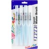 Pentel Arts Aquash Water Brush Assorted Tips, 4 Pack Carded
