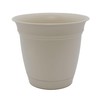 The HC Companies Eclipse Round Planter with Saucer - Outdoor