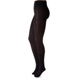 Hue Women's Plus Size Blackout Tights with Control Top, Black, 4 (U20382)