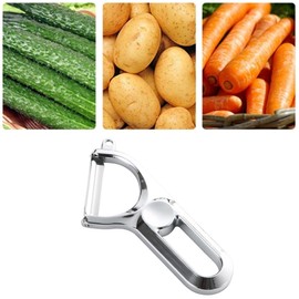 CuiCanfla 1 Pcs Stainless Steel Blade Peeler, Vegetable Peelers for Kitchen, Peeler Set, Stainless Steel Vegetable Peeler with Sharp Blade, for Potato, Veggie, Carrot, Apple, Fruit