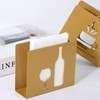 2pcs Stainless Steel Napkin Holder Freestanding Kitchen Restaurant Paper Napkin