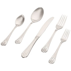 Herdmar "Vitral" 5-Piece Place Setting, 18/10-Inch, Bright Mirror Finish