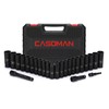 CASOMAN 25PCS 1/2" Drive Impact Socket Set, Deep, Cr-V Steel,