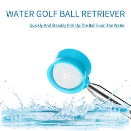 Nogcay 12Ft Golf Ball Retriever for Water Telescopic, Stainless Steel Ball Retriever Tool Golf Ball Grabber, Golf Gifts for Golfers