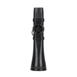 Professional Black Kazoo Whistle Lightweight ABS Sound Adjustable Party Play Beginner Kazoo Flute Music Toy for All Generations (Black Whistle + Paper Box + Strap)
