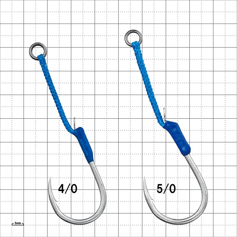 Gamakatsu Assist Hook, Penetrating 480 Single Silver #4/0 42-996