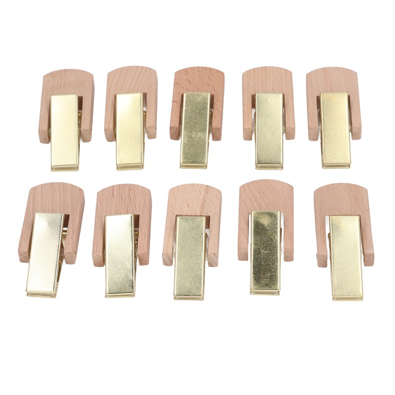 Laundry Hooks Clip Industrial Solid Wood Rotary Multifunctional Hanging Hooks