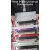 Porta Placa Negro Universal Doble Ajuste Posiciones Matricula Jdm