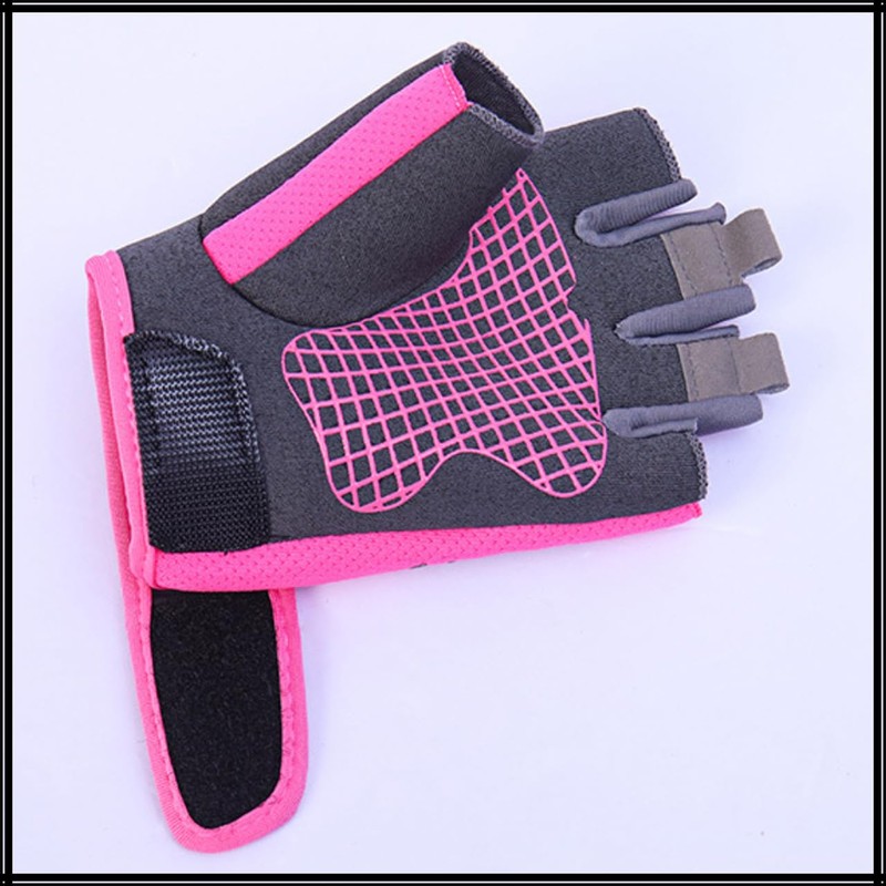 White Fang NT364 Gloves, Half Finger, Fitness, Training, Anti-Slip, Men's,
