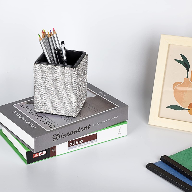 BTSKY Sparkly Bling Glam Makeup Brush Pen Decorative Diamond Crystal