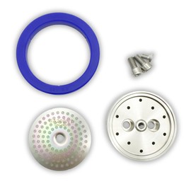 Tune Up kit made for Gaggia Classic. Upgraded Stainless Steel Shower Holder. IMS Precision Nanotech Shower Screen GA200NT, Cafelat Silicone Gasket and all screws (Custom Tune Up Kit)