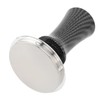 58mm Coffee Tamper Carbon Fiber Elastic Handle Stainless Steel Bottom