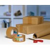 Tesa Pack of 3 EcoLogos Kraft Packaging Tape 50 mm