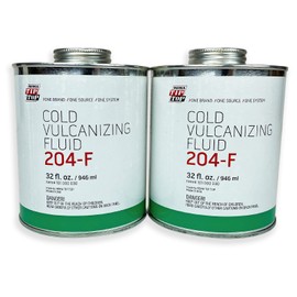 2 Cans of REMA TIP TOP 204-F 32oz Cold Vulcanizing Cement Tire Inner Tube Patch Repair Glue Fluid