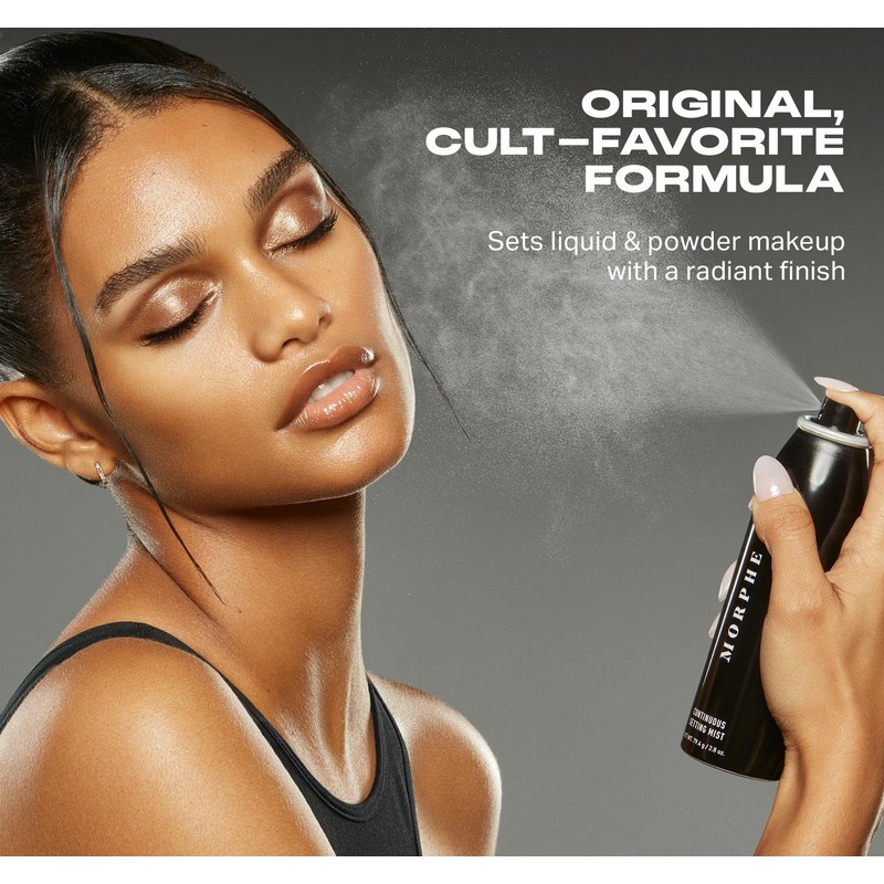 Morphe Continuous Setting Mist - Micro-Fine Makeup Setting Spray with