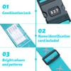 2 PCS Luggage Straps with Coded Lock, 200cm Adjustable Travel