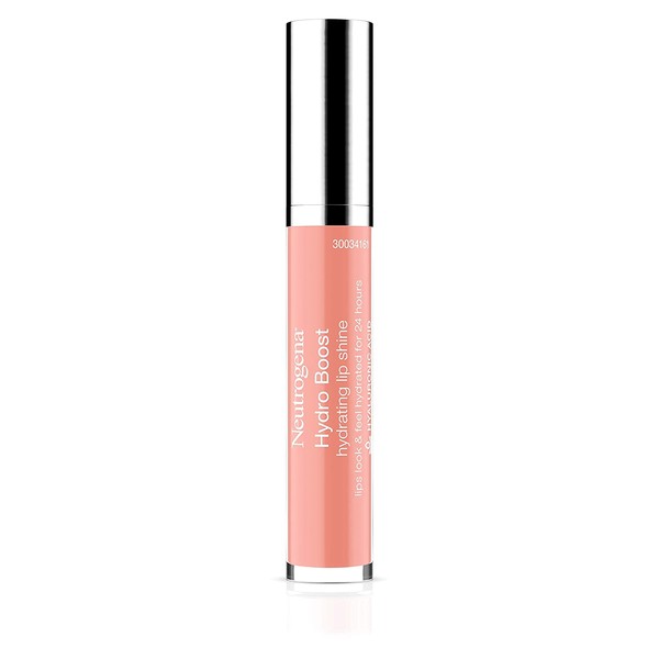Neutrogena Hydro Boost Moisturizing Lip Gloss, Hydrating Non-Stick and Non-Drying Luminous Tinted Lip Shine with Hyaluronic Acid to Soften and Condition Lips, 23 Ballet Pink Color, 0.10 oz