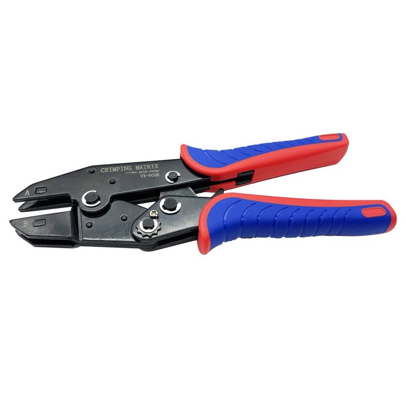 Quick Change Crimping Tool Kit with Box Multifunction Ratcheting Wire