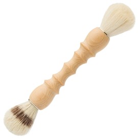 Redecker Double Dust Brush with Oiled Beechwood Handle, Goat Hair and Pig Bristle Brush Heads, Made in Germany