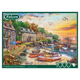 Jumbo, Falcon de luxe - Harbour Cottage, Jigsaw Puzzles for Adults, 1000 piece