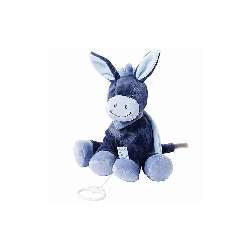 Nattou Mini Music Box, Boys Alex the Donkey 28 cm