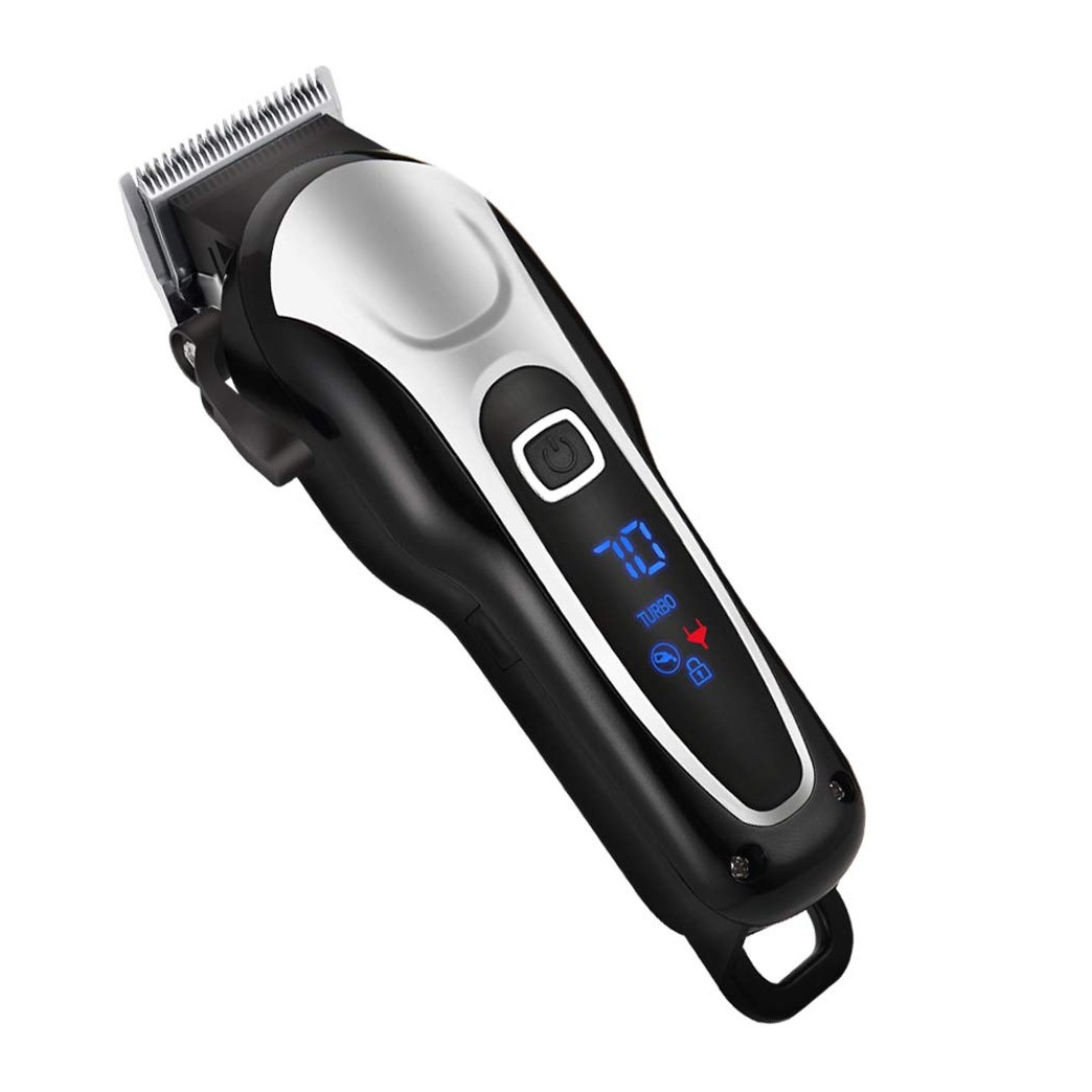 Professional Hair Clippers for Men Barber Haircut Kit Beard Trimmer LED Display Cordless Rechargeable electric Hair Trimmers Precise Length Control Durable compact Shaving Haircut Grooming Sets
