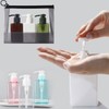 Travel Cosmetic Empty Bottle Set (100ml, 3-Piece) - Plain Pump Containers for Shampoo & Cream, Portable for Swimming Pool 100ml Bright