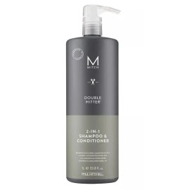 Paul Mitchell Mitch Double Hitter 2 in 1 Shampoo & Conditioner (Select Size) - 33.8oz (PMMI1898)