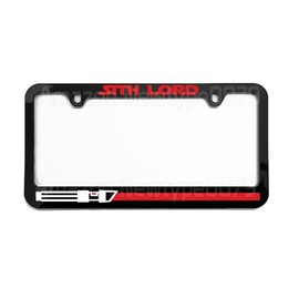 License Plate Frame, Sith Lord Red Saber, Tag Cover, Car Frame, Auto Accessories, Cool Decoration, for USA & Canada License Plate Frame