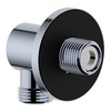 Derengge SA-0041-CP Handheld Shower Wall Supply Elbow, Wall-Mount Hose Connector,