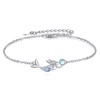 UCADRIT Beach Anklets for Women Sterling Silver Mermaid Anklet Bracelets