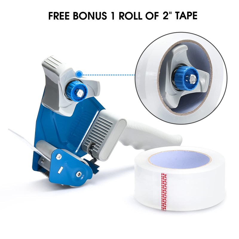 Pacific Mailer 2 Inch Tape Gun Dispenser with 2 Inch